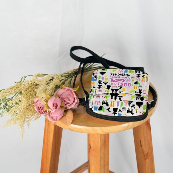 Musical Theatre Lover Merchandise Witch Good and Bad Witch Crossbody Bag Good Wi - Picture 5 of 7